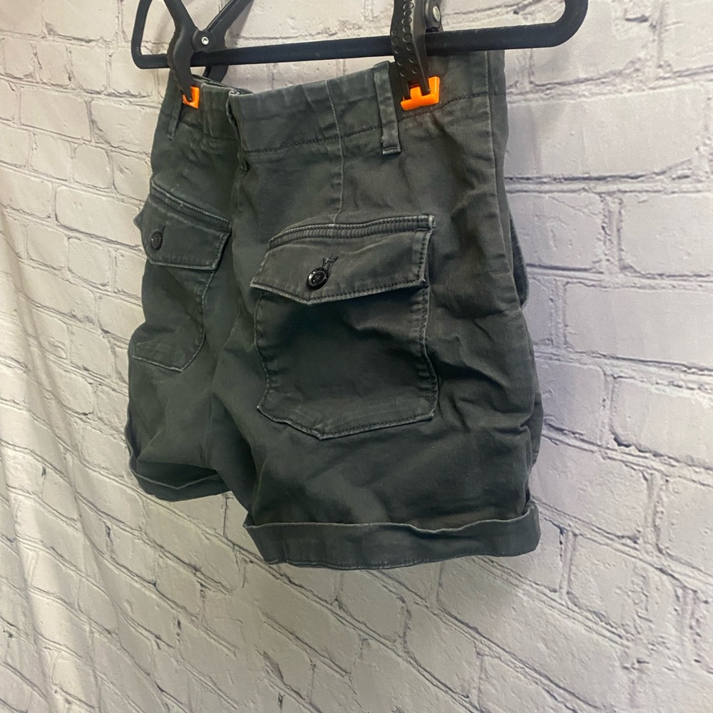 5/$20 Banana Republic Women’s Authentic Chino Blue Black Pocketed Shorts‎ Size 2 - Picture 6 of 9